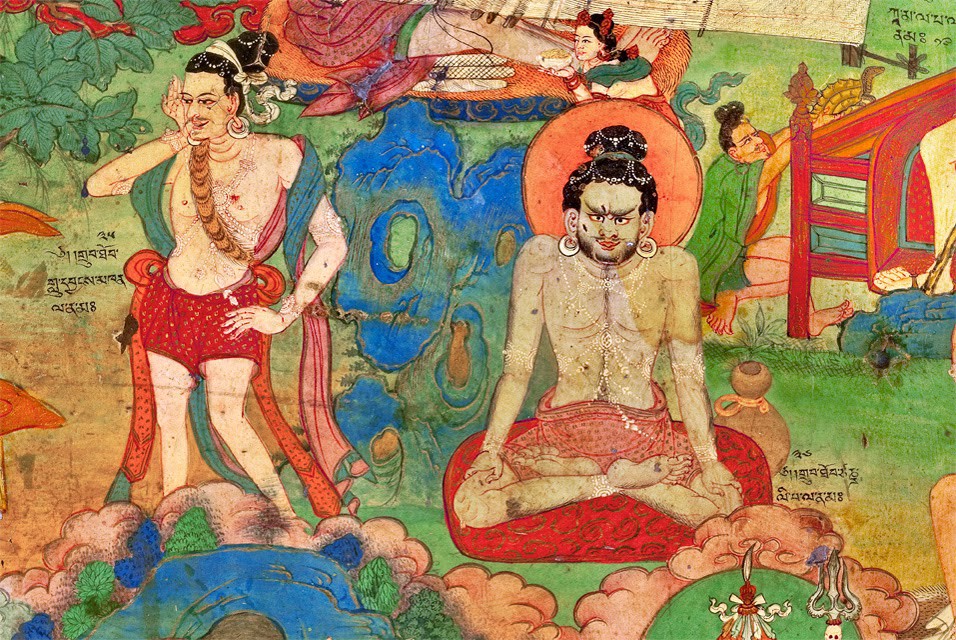 The Mahasiddhas practised red tantra