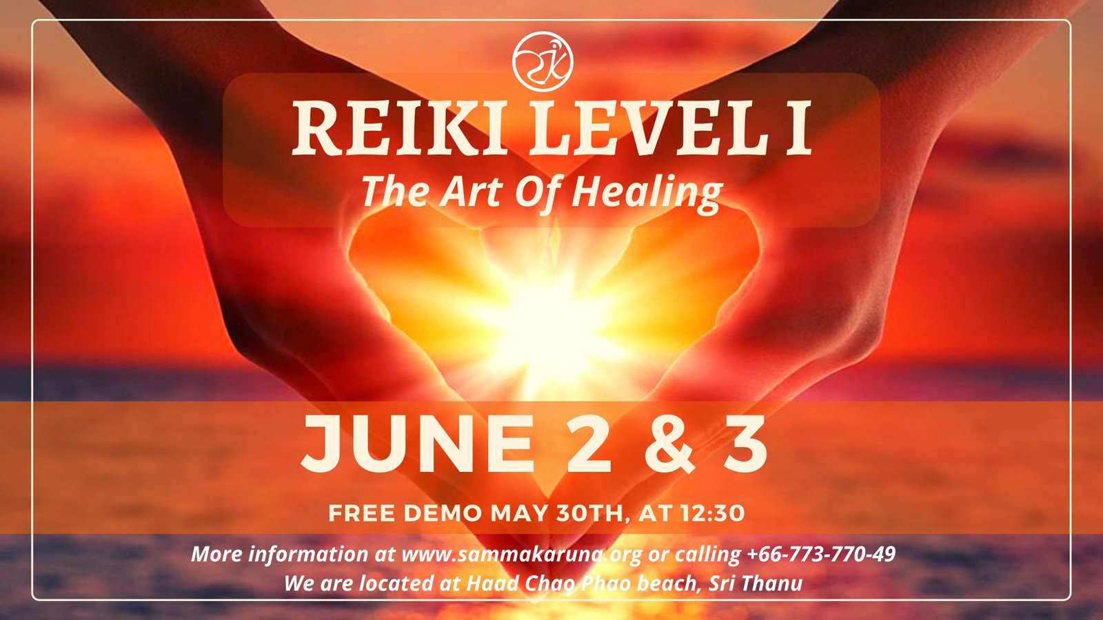Reiki Level 1 June 1